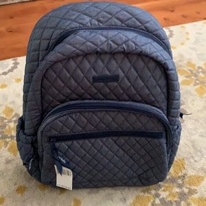 NWT Vera Bradley Essential Backpack. Denim.